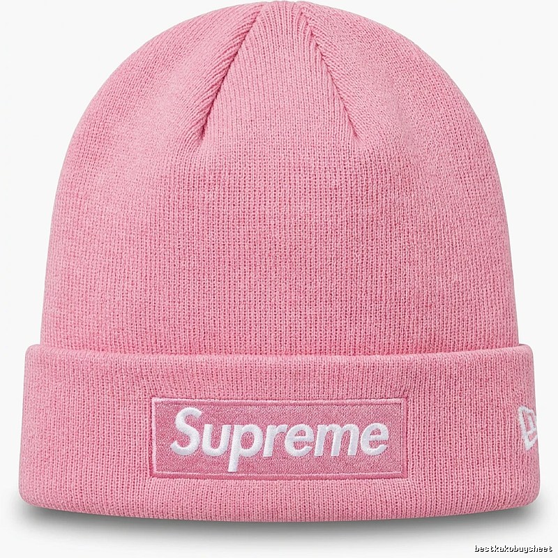 Supreme basic style pink cold hat