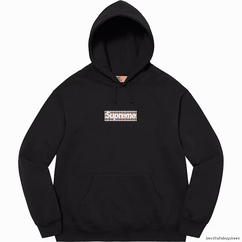 Supreme Monogram Logo hoodie Gray Red Oversized for Casual Outfits
