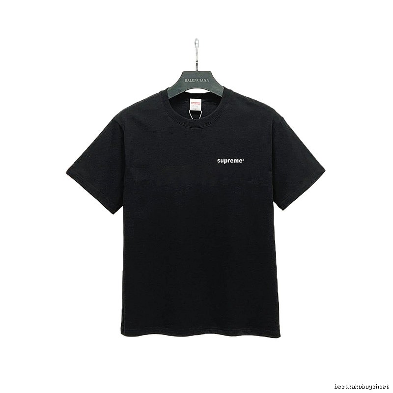 Supreme Small Logo Series Street Style Black T-Shirt
