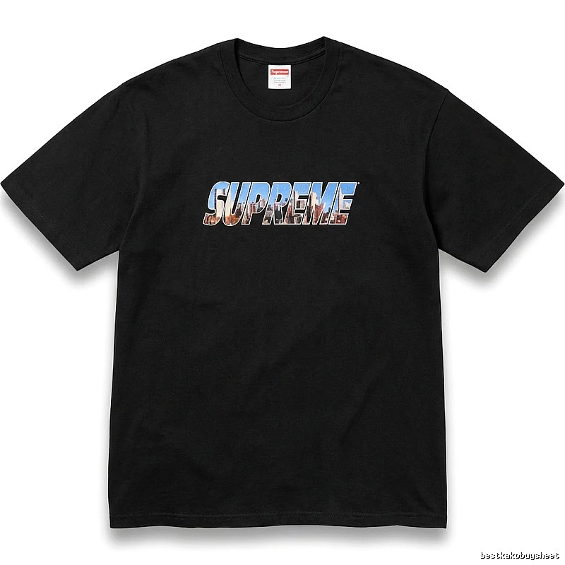 Supreme Urban Style Black T-shirt