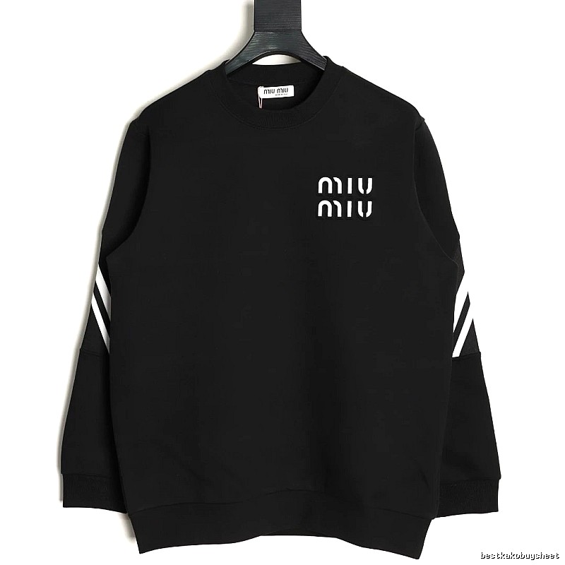 Sweatshirt by Miu Miu with Black Sweatshirt with White Miu