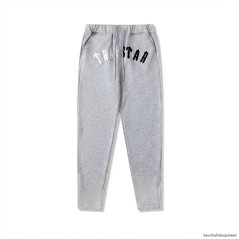 Trapstar Letter Style Grey Sweatpants