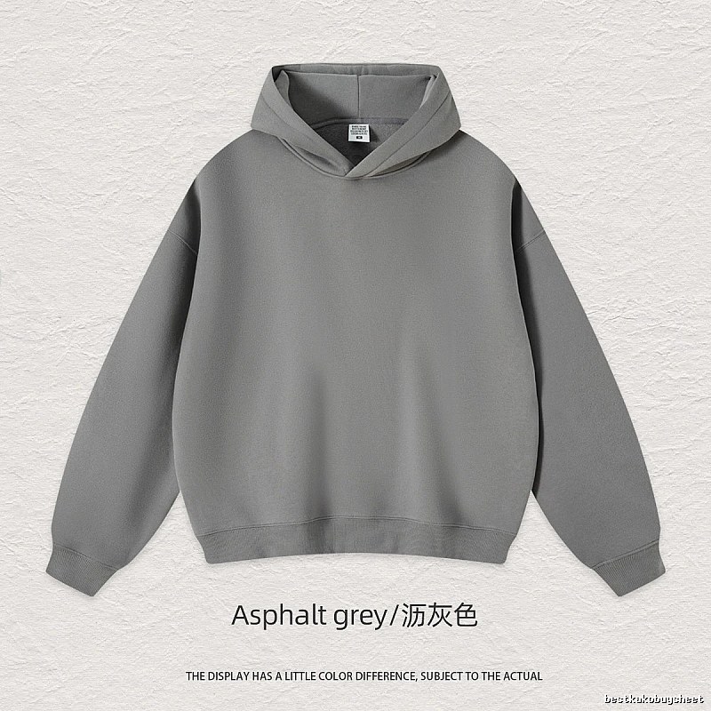 Travel Blank pullover hoodie Black Minimal A with Modern Look