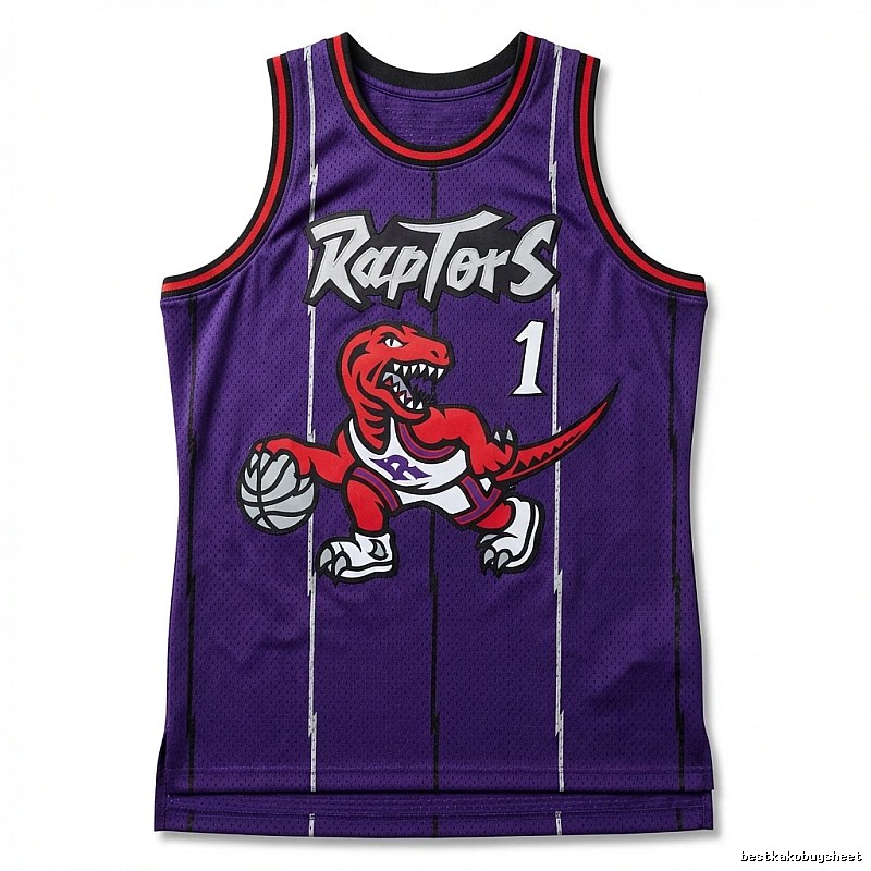 Vince Carter's retro-style jersey of the Raptors.