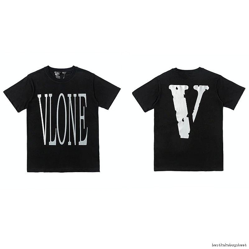 Vlone Compact Logo T-shirt Black Purple Vlone for Sport-Inspired Styling