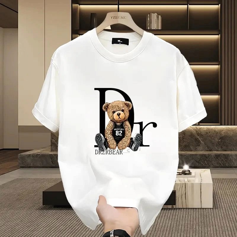 Dior Bear Graphic White T-Shirt Review: Under the 5500K Light Box, a 230 g White Body Still Shows Its Label